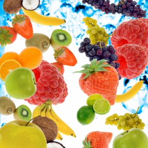 Wallpaper Colorful Fruit