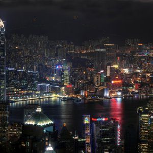 Hong Kong Night\ wallpaper