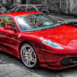 Red Ferrari wallpaper