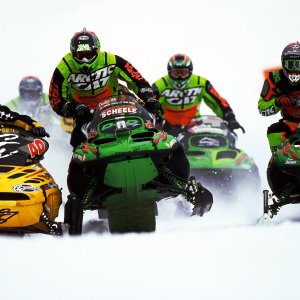 Snowbike Racing wallpaper