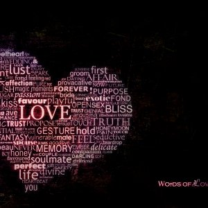 Words of Love\ wallpaper