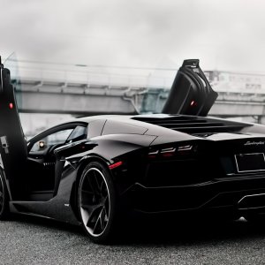 Black Lamborghini wallpaper