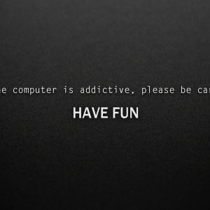 Computer Addiction wallpaper