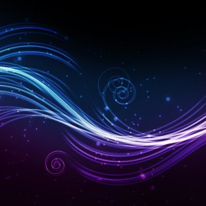 Purple and Blue Curl wallpaper